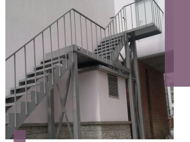 Монтаж пожарных лестниц под ключ в Шарыпове с гарантией качества