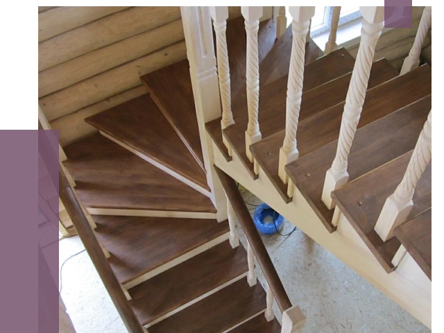 Реставрация деревянных лестниц в Шарыпове от 4244 руб.