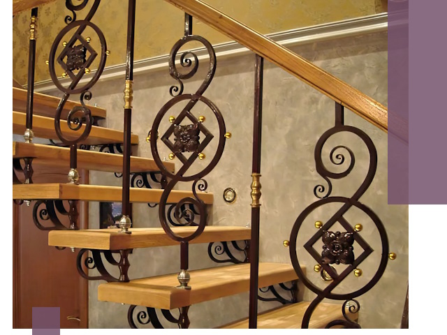 Изготовление кованых лестниц под ключ в Шарыпове