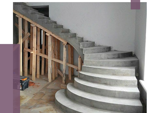 Изготовление бетонных лестниц под ключ в Шарыпове от 19705 руб. | ПРОЛЁТ-Шрп