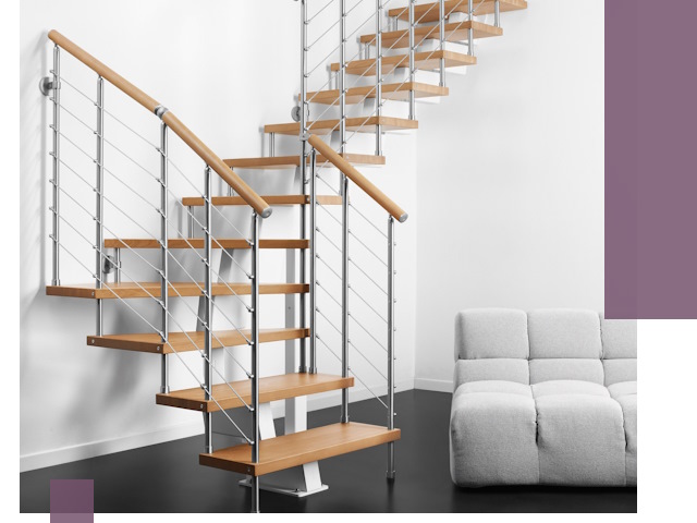 Модульные лестницы под ключ в Шарыпове — монтаж и изготовление