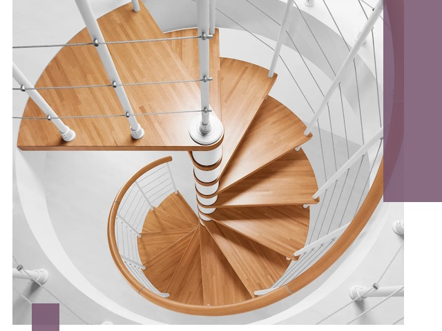 Изготовление винтовых лестниц под ключ в Шарыпове