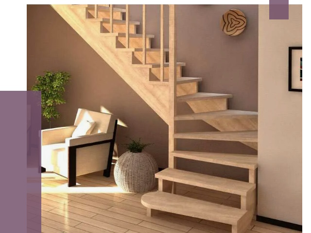 Изготовление Г-образных лестниц в Шарыпове от 18694 руб. 