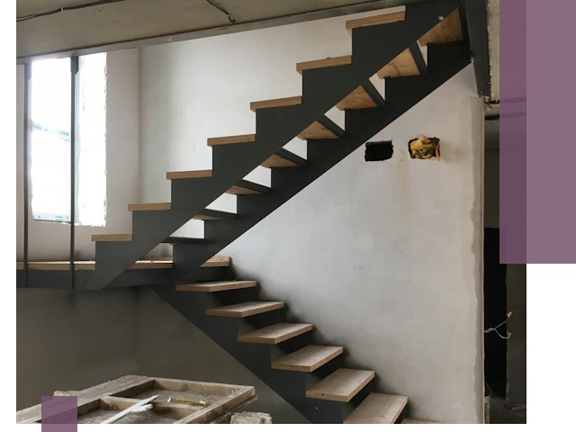 Изготовление лестниц на металлокаркасе в Шарыпове от производителя