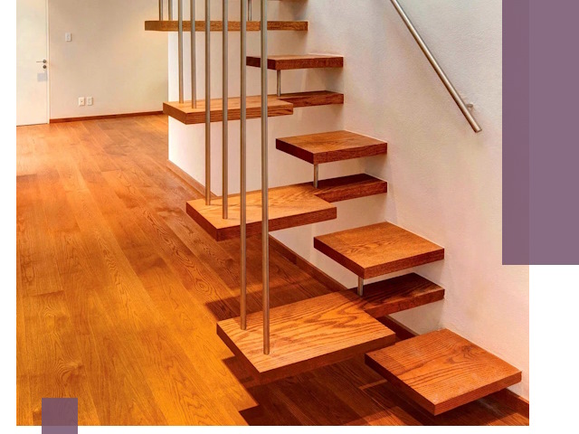 Лестницы «гусиный шаг» на заказ в Шарыпове для узких пространств