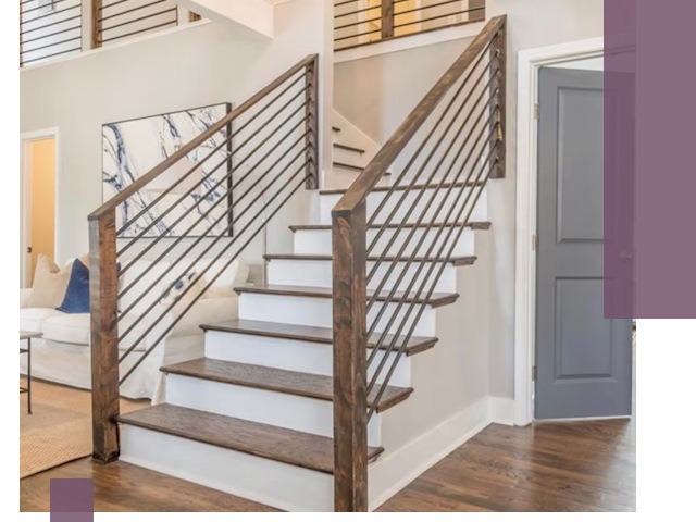 Лестницы для коттеджа под ключ в Шарыпове — изготовление и монтаж