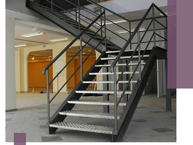 Лестницы для офиса в Шарыпове: изготовление, монтаж, демонтаж