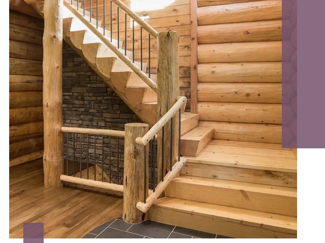 Лестницы в баню под заказ и профессиональный монтаж в Шарыпове