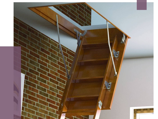 Установка чердачной лестницы в Шарыпове от 7730 руб. | ПРОЛЁТ-Шрп