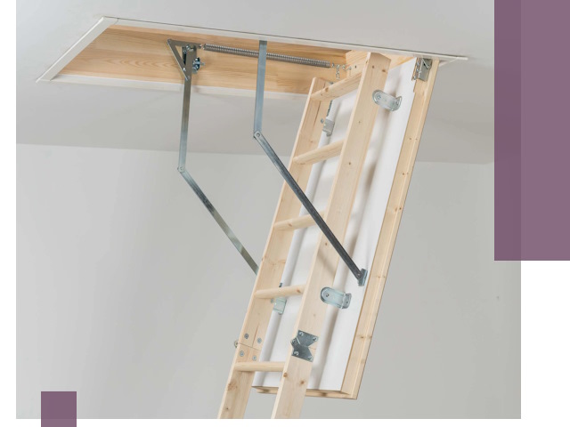 Установка чердачной лестницы под ключ в Шарыпове