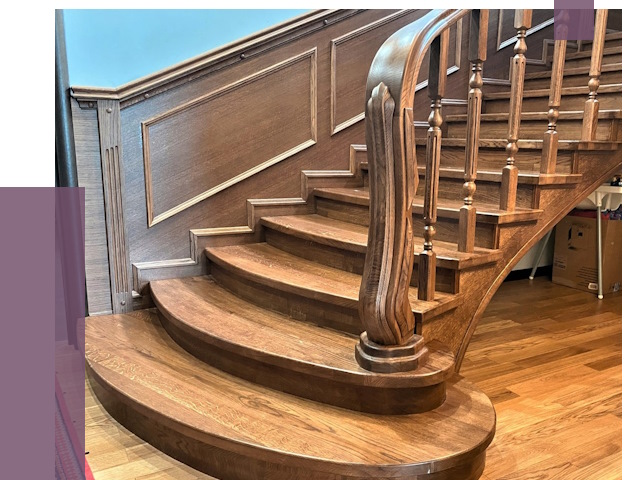 Дубовые лестницы под ключ в Шарыпове от 174311 руб. — ПРОЛЁТ-Шрп