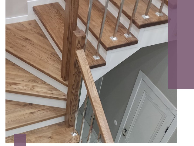 Обшивка металлических лестниц под ключ в Шарыпове