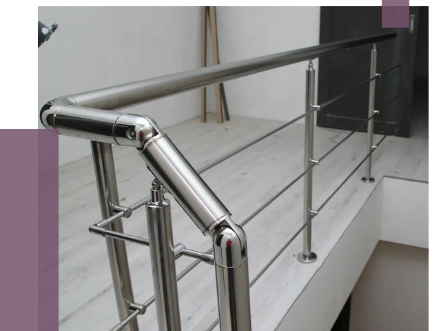 Перила из нержавеющей стали в Шарыпове от 8892 руб. под ключ | ПРОЛЁТ-Шрп
