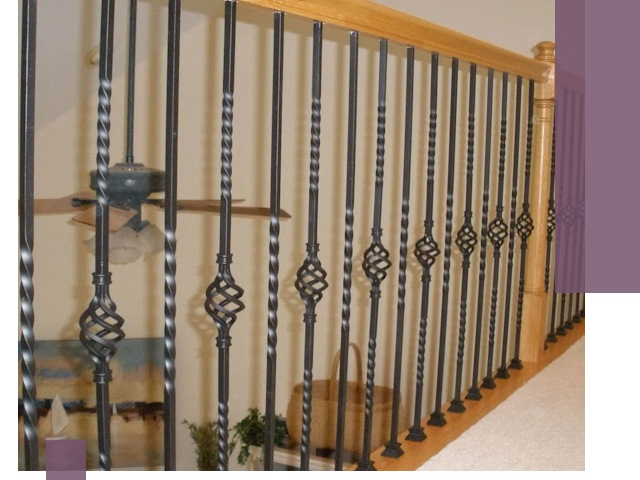 Изготовление и монтаж кованных перил в Шарыпове под ключ