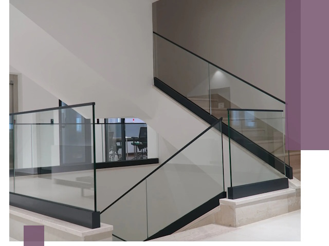 Стеклянные перила премиум-класса с установкой в Шарыпове