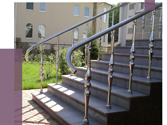 Перила для крыльца в Шарыпове от 10610 руб. — монтаж ПРОЛЁТ-Шрп