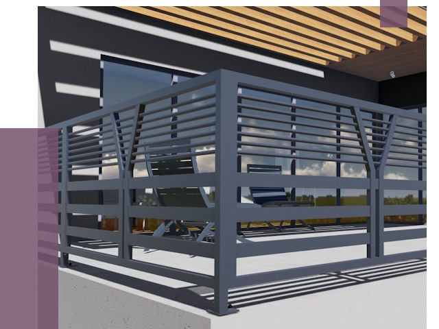 Изготовление балконных ограждений в Шарыпове от 10610 руб. | ПРОЛЁТ-Шрп