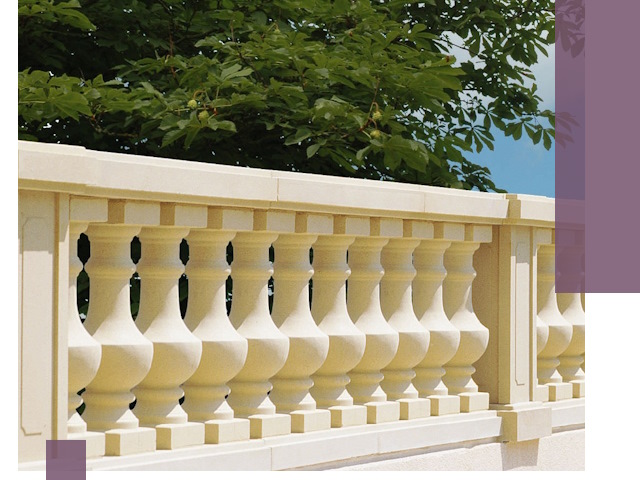 Установка балюстрады в Шарыпове: изготовление и монтаж под ключ