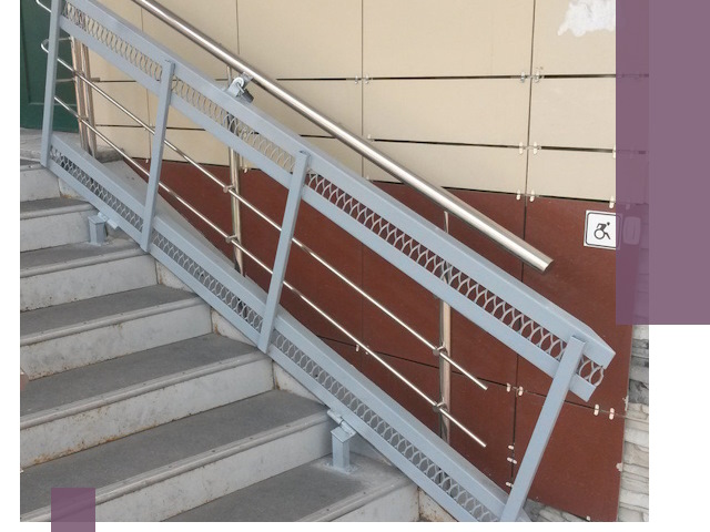 Изготовление откидных пандусов под ключ в Шарыпове