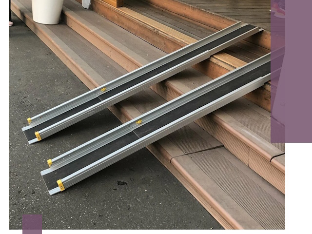 Телескопические пандусы под ключ в Шарыпове — изготовление и монтаж