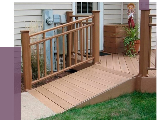 Пандус на крыльцо в Шарыпове под ключ от 7680 руб. 