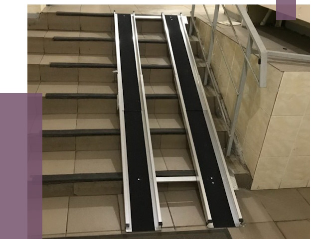 Установка пандуса в подъезд в Шарыпове от 7882 руб. под ключ | ПРОЛЁТ-Шрп