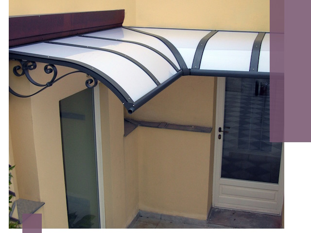 Монтаж козырьков любой сложности в Шарыпове под ключ