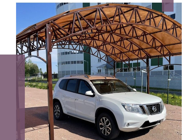 Недорогие навесы в Шарыпове от 42441 руб.  | ПРОЛЁТ-Шрп