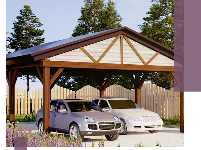 Навесы для автомобиля в Шарыпове — изготовление и монтаж