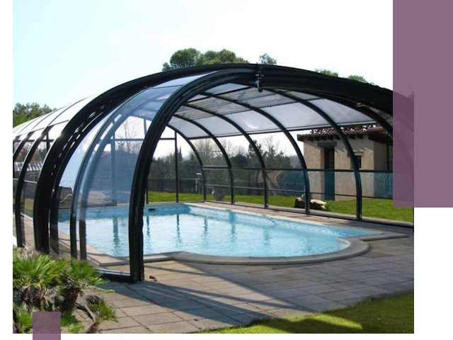 Навесы для бассейна в Шарыпове: изготовление и монтаж под ключ