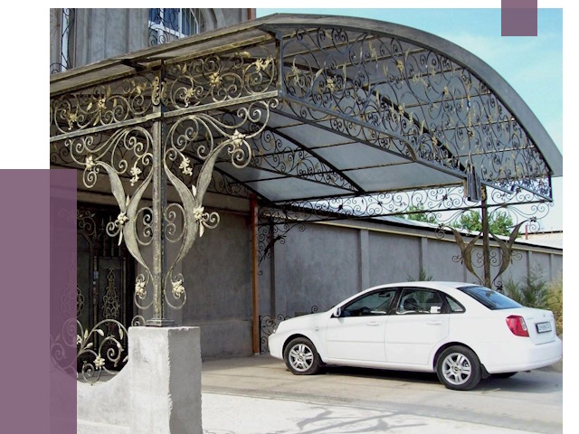 Кованые навесы в Шарыпове от 14400 руб. | ПРОЛЁТ-Шрп