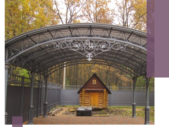 Кованые навесы премиум-класса под заказ в Шарыпове