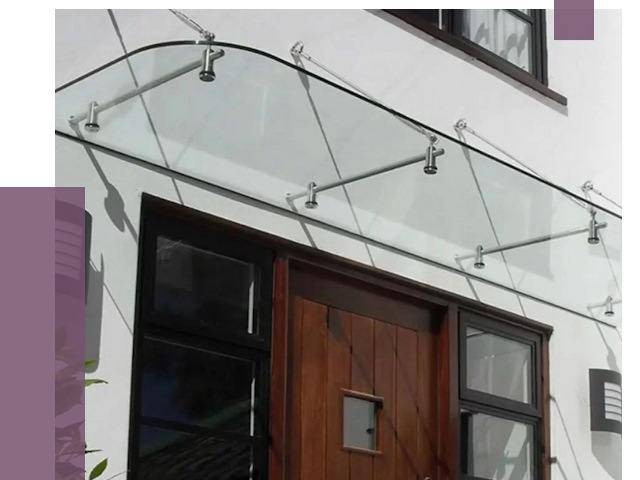 Стеклянные козырьки в Шарыпове от 18694 руб. | ПРОЛЁТ-Шрп