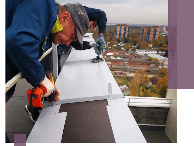 Монтаж парапетов в Шарыпове — установка прочных металлических ограждений