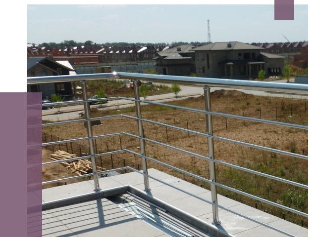 Парапеты из нержавеющей стали в Шарыпове от 7882 руб. за м² | ПРОЛЁТ-Шрп