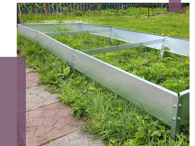 Металлические бордюры для грядок в Шарыпове от 1768 руб. 