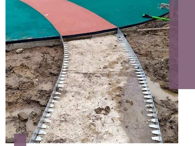 Металлические бордюры для дорожек в Шарыпове — монтаж и изготовление