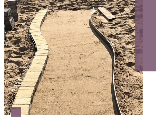 Металлические бордюры для тротуаров в Шарыпове — прочные и долговечные