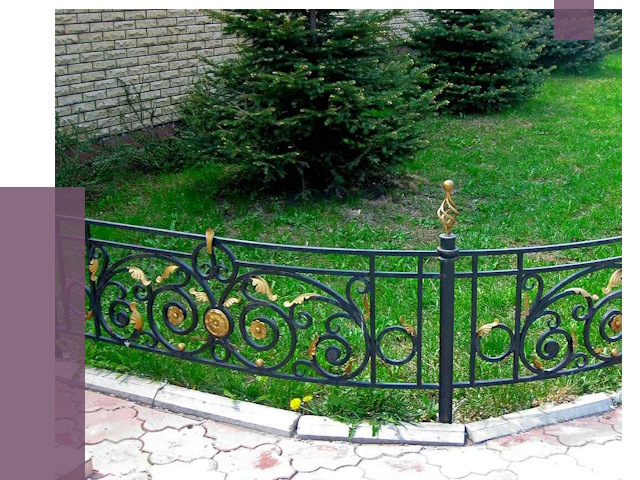 Кованые газонные ограждения в Шарыпове от 7528 руб. — ПРОЛЁТ-Шрп