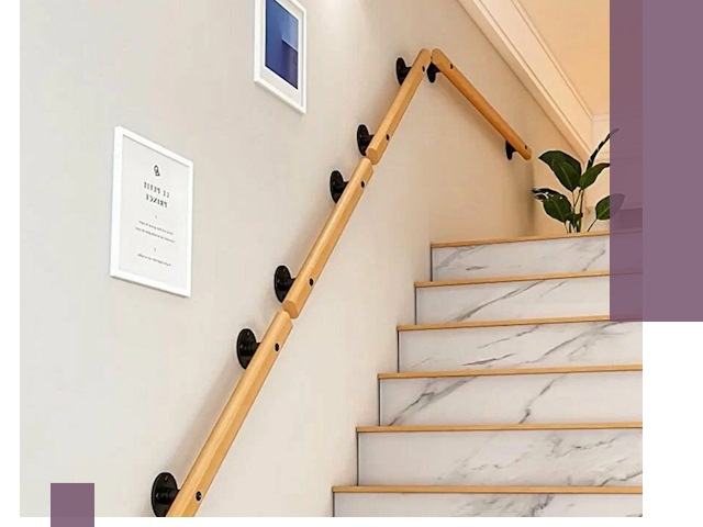 Поручни металлические и деревянные под ключ в Шарыпове