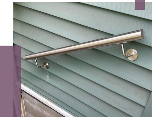 Поручни из нержавеющей стали в Шарыпове от 7579 руб.  | ПРОЛЁТ-Шрп